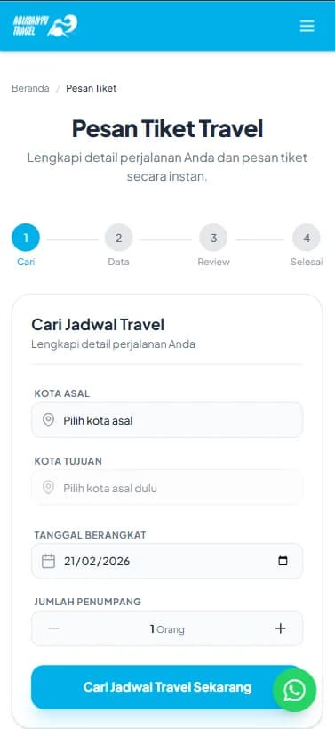 Booking Online Mobile