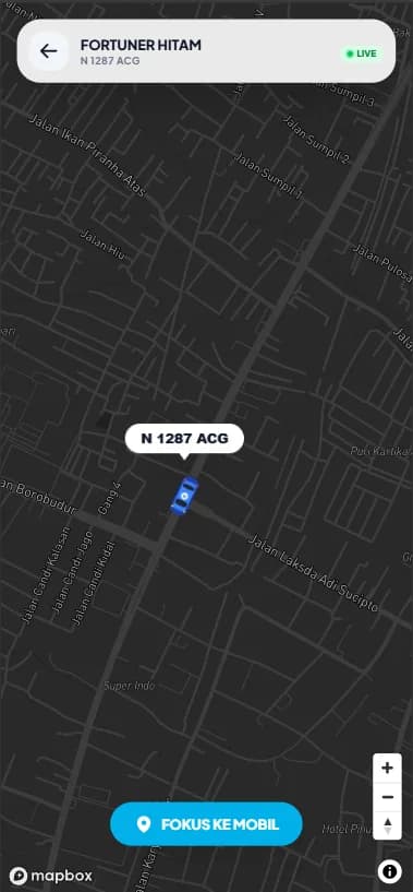 Live Tracking Mapbox