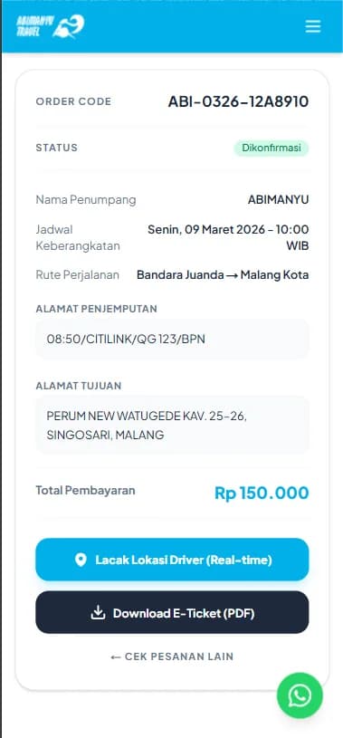 E-Ticket Resmi